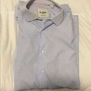 Men’s Ben Sherman polkadot dress shirt